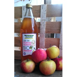 Jus de pommes rhubarbe bio